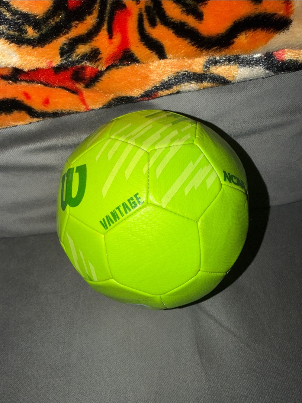 NCAA college FIFA Wilson Neon Green Vintage Soccer Ball